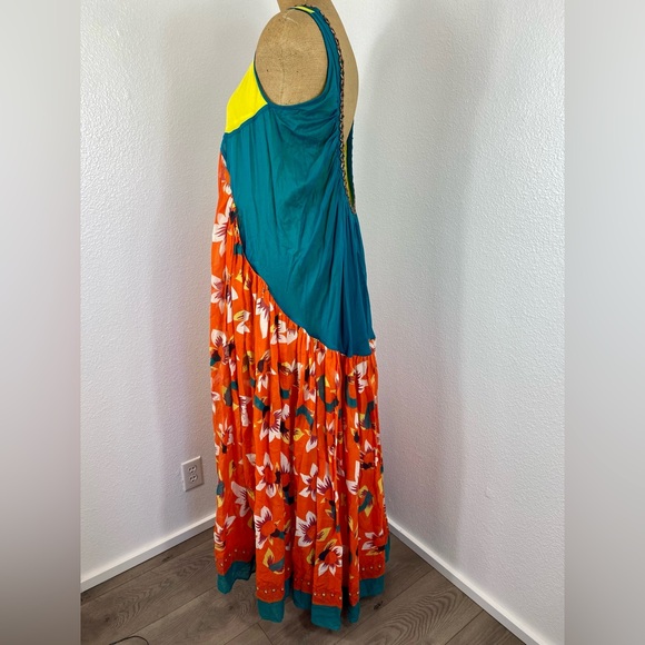 New Mimi Liberte’ Dress Michel Klein 36 FR Drop Back Gauzy Cotton Bold Beautiful - Picture 8 of 16